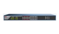 Switch PoE 16x PoE 2x Uplink Hikvision Zarządzalny DS-3E1318P-EI