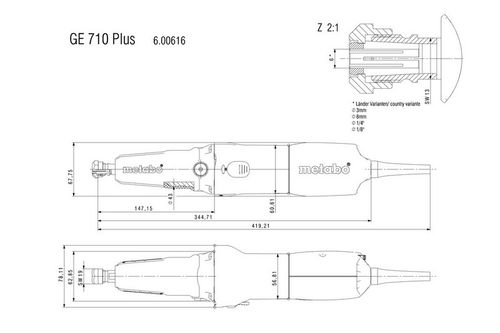 SZLIFIERKA PROSTA GE 710 PLUS - ME 600616000 na Arena.pl