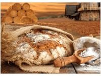 50X70CM CHLEB WIEJSKI ZAKWASIE OBRAZ POKOJU DREWNINE