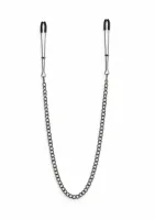 ns novelties nipple clamps dc3 regulowane, silikonowe końcowki, metal