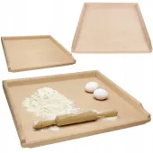 STOLNICA DREWNIANA DUŻA XXL 70X50CM SOLIDNA BUKOWA JEDNOSTRONNA WYSOKI RANT