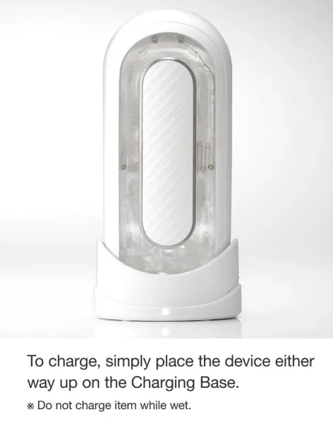 tenga flip zero gravity white electronic - system wibracyjny biały zdjęcie 8