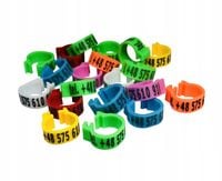 Znaczniki dla gołębi z numerem telefonu 50szt 8x5