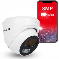 KAMERA 8MP IP MPx 4K IR METAL PoE Starlight ONVIF KOPUŁKOWA SMART DETEKCJA