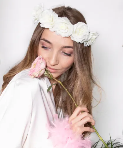 Opaska na głowę Wianek biały na Arena.pl