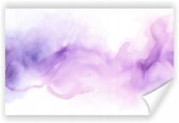 Fototapeta PREMIUM STRUKTURA ZMYWALANA Abstrakcyjna fioletowa akwarela