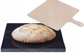 KAMIEŃ do pizzy i grilla, naturalny Granitowy + ŁOPATKA, 3W1
