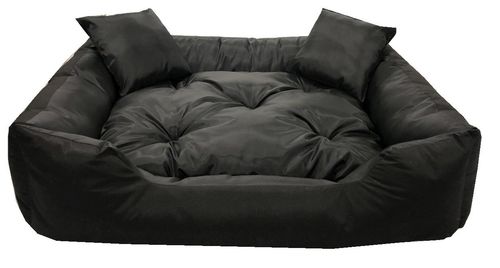 Legowisko dla psa kojec ECCO 115x95 cm wodoodporne czarne na Arena.pl