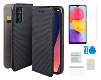 Etui z klapką do SAMSUNG GALAXY M13 4G obudowa case + folia ochronna TPU
