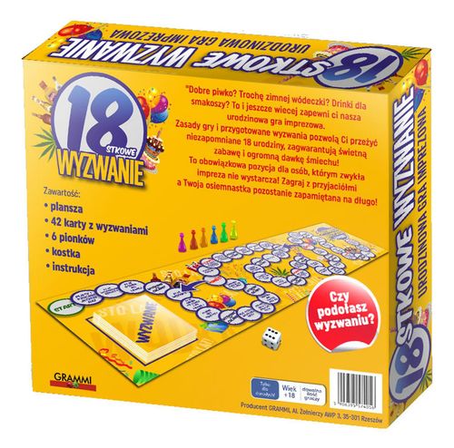 wyzwanie gra planszowa na imprezę 18stkę prezent na Arena.pl