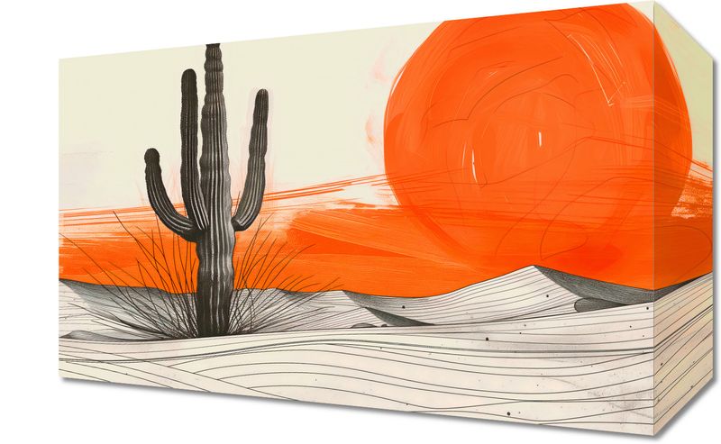 Obraz 30x20cm Kaktus Saguaro zdjęcie 1