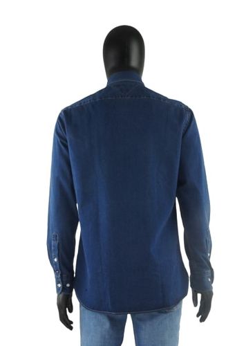 TOMMY HILFIGER JEANSOWA NIEBIESKA KOSZULA (M) na Arena.pl