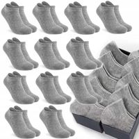 12x STOPKI MĘSKIE GŁADKIE BAWEŁNIANE Kolory 43/46