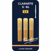 Stroik klarnet Bb 2,5 Vandoren Classic Blue CR1025 3 szt. ZESTAW