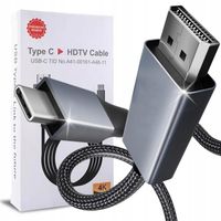 KABEL PRZEWÓD ADAPTER PRZEJŚCIÓWKA USB-C 3.1 TYP C DO HDMI 4K MHL 200cm
