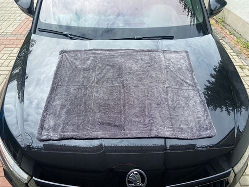 Orca duży gruby ręcznik z mikrofibry do osuszania auta samochodu 1200gsm XL na Arena.pl