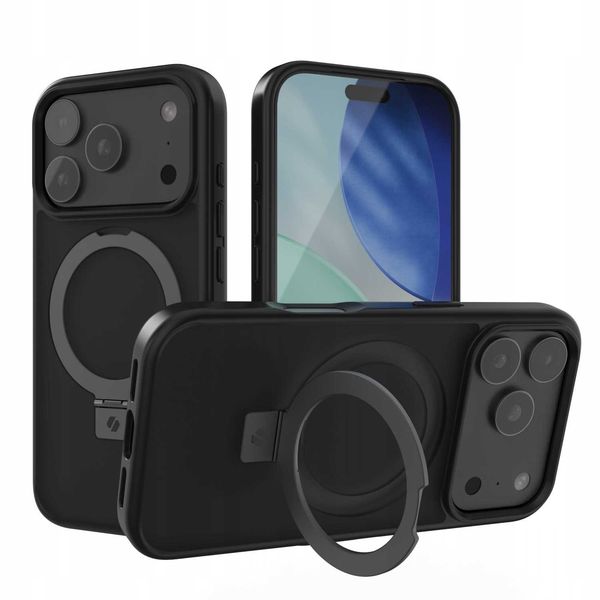 Spacecase Ring Pro Iphone 17 Pro Max Black zdjęcie 11