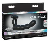 fantasy c-ringz pierścień silikonowy z wibrującym systemem i elementem