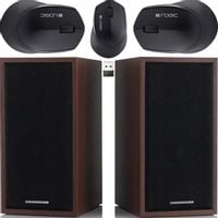 ZESTAW 2W1 GŁOŚNIKI +MYSZKA WIFI ZESTAW KOMPUTEROWY DO KOMPUTERA PC LAPTOPA