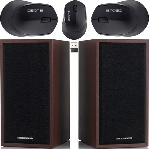 ZESTAW 2W1 GŁOŚNIKI +MYSZKA WIFI ZESTAW KOMPUTEROWY DO KOMPUTERA PC LAPTOPA na Arena.pl