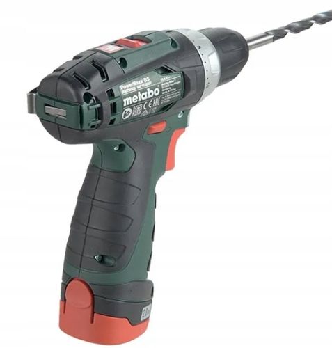 Wkrętarka AKUMULATOROWA wiertarka Metabo PowerMaxx 2x akumulator 12V 2Ah na Arena.pl