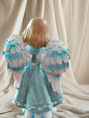 Anioł 14 Cm Aniołek Figura Niebieski na Arena.pl