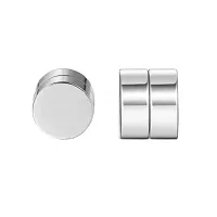 1 para kryształowych mocnych magnetycznych kolczyków do uszu dla mężczyzn Kobiety – 6 mm Style A