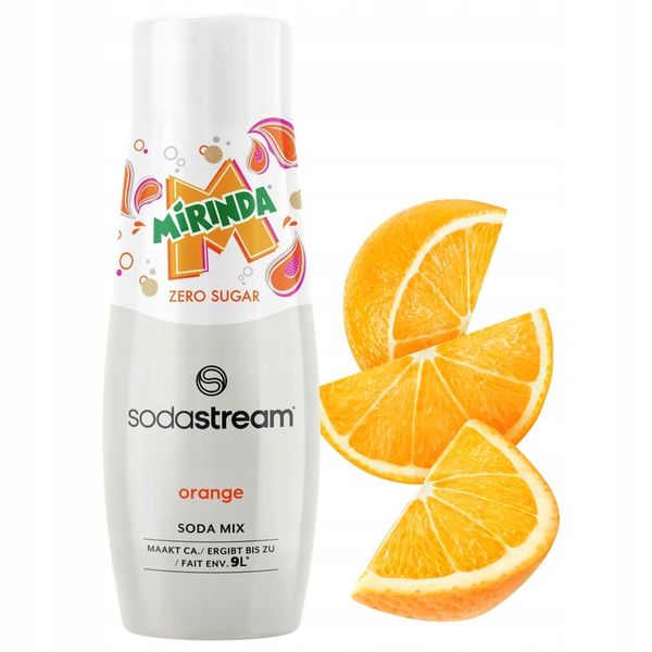 SODASTREAM MIRINDA ZERO BEZ CUKRU koncentrat do saturatora syrop 440 zdjęcie 2