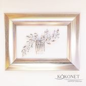 Grzebyk ślubny LUNA