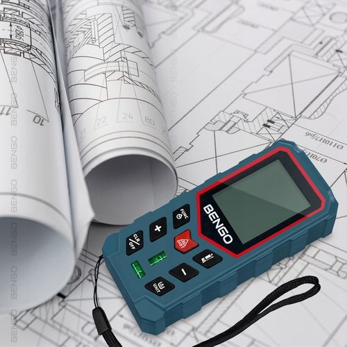 DALMIERZ LASEROWY 50m MIERNIK ODLEGŁOŚCI CYFROWY kątomierz poziomica na Arena.pl