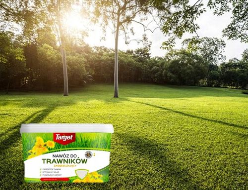 Nawóz do trawników trawy z chwastami zagęszcza wypiera chwasty TARGET 8 kg na Arena.pl