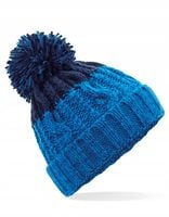 CIEPŁA MĘSKA CZAPKA ZIMOWA Z FUTERKIEM I POMPONEM