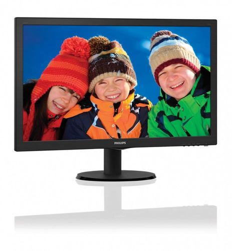 Philips 23.6'' 243V5LSB LED DVI Czarny na Arena.pl