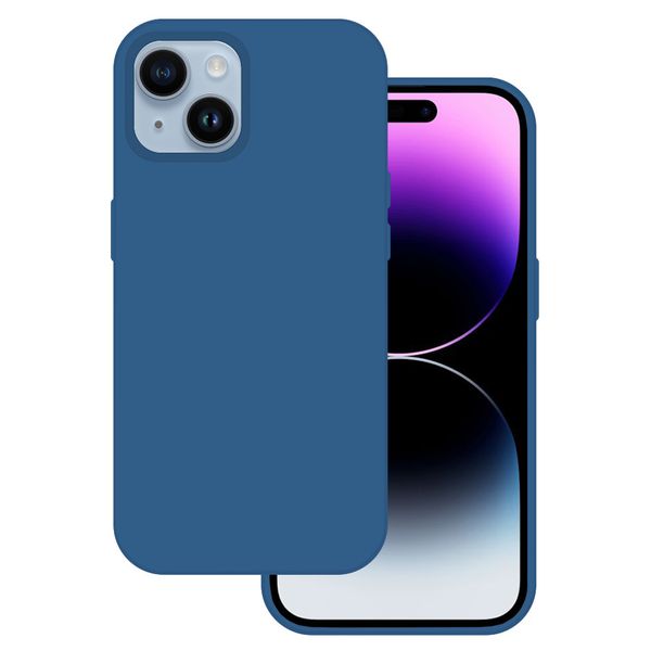Tel Protect Silicone Premium do Iphone 15 Plus granatowy zdjęcie 1