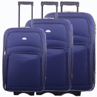 Zestaw walizek PELLUCCI RGL 773 Granatowy