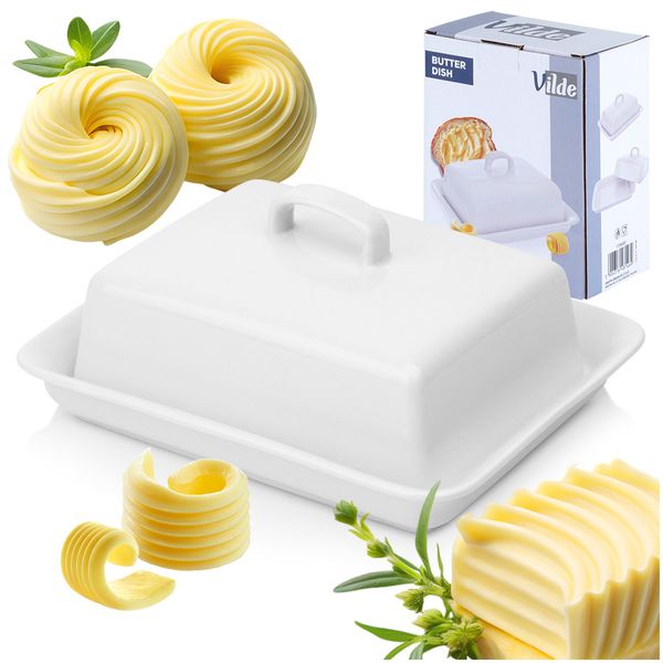 Maselniczka ceramiczna biała zdjęcie 8