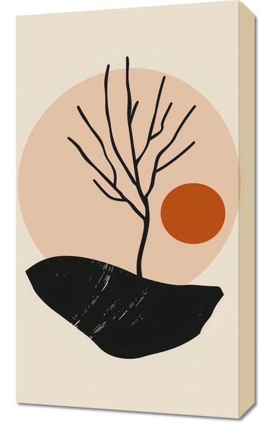 Obraz 40x70cm Nagie Drzewo zdjęcie 1