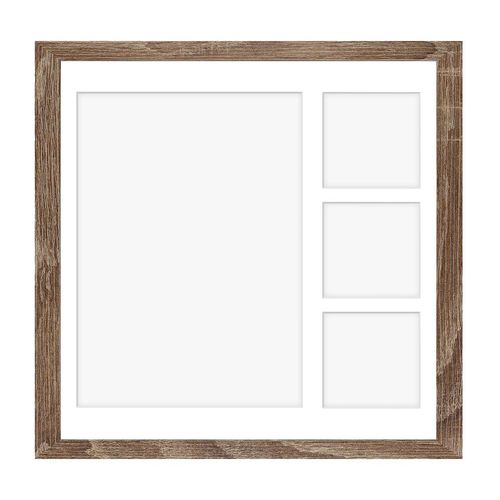 Ramka na 4 zdjęcia Hekla 40x40x4 MDF galeria sonoma truflowa 1szt. na Arena.pl