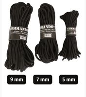 Linka desantowa 7mm 15m czarna Mil-tec