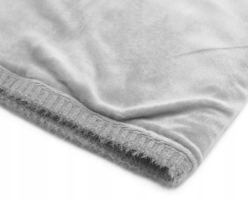 DWUSTRONNY Komplet Damski OPASKA i KOMIN Zestaw Zimowy z Polarem POPIELATY na Arena.pl