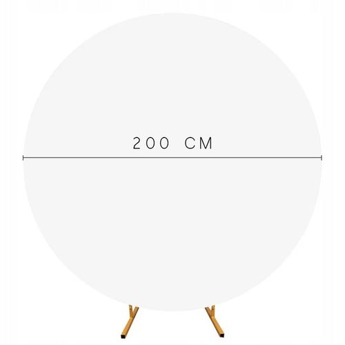 POKROWIEC Materiał DWUSTRONNY na ŁUK BALONOWY ŚCIANKA DO ZDJĘĆ OKRĄGŁY 200 na Arena.pl