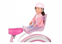 Fotelik i kask dla lalki na rower dziecięcy - OG Carry me bicycle seat OUR