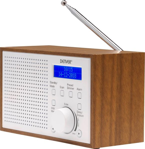 RADIO DENVER DAB-46 BIAŁY, DDAB46W zdjęcie 2