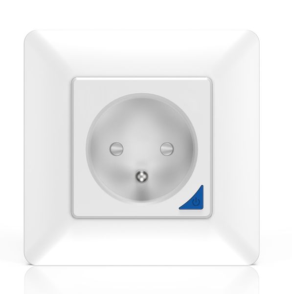 Inteligentne Gniazdo z Pomiarem Prądu WiFi TUYA PSMART 16A białe zdjęcie 3