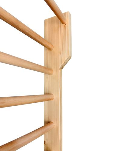 Drabinka gimnastyczna drewniana z drążkiem UNDERFIT 195 x 80 cm na Arena.pl