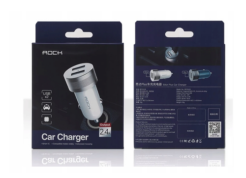ROCK Sitor PLUS Ładowarka Samochodowa 2x USB 2,4A na Arena.pl