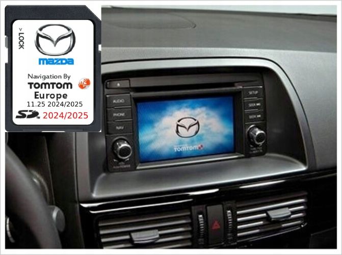 MAPA NB1 TOMTOM MAZDA 6 CX-5 CX-9 EU 2024 11.25 EUROPA zdjęcie 1