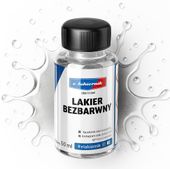 lakier bezbarwny akrylowy zaprawkowy zaprawka 50 ml pędzelek uniwersalny