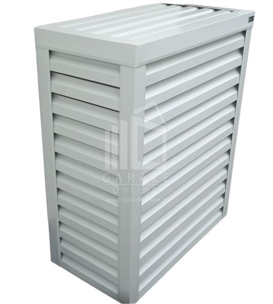 Osłona pompy ciepła 90x40x140 cm biały ID481 zdjęcie 1