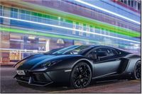 120CM 80CM OBRAZ ŚCIENNY MATOWO CZARNY AVENTADOR BEN